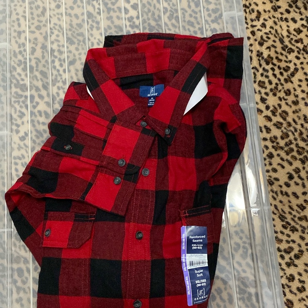 Men’s flannel shirt long sleeves nwt